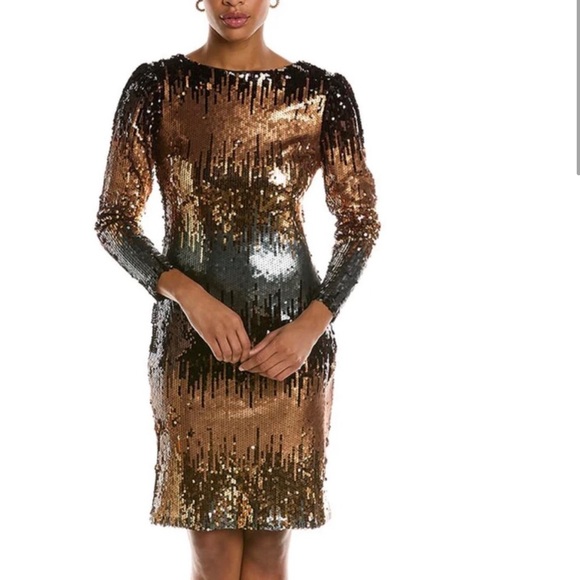 NWT NANNETTE LEPORE SEQUIN DRESS - Picture 2 of 4